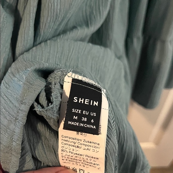 Sleeveless Green Dress with Waist Tie size M - Picture 5 of 5